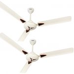 Dacus Gracia 1200mm High Speed 400 RPM 3 Blade Ceiling Fan (Ivory, Pack of 2)