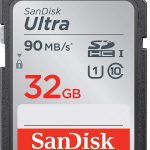 SanDisk 32GB Ultra SDHC UHS-I Memory Card - 90MB/s, C10, U1, Full HD, SD Card - SDSDUNR-032G-GN6IN