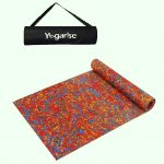 Yogarise Anti Skid and Durable Multicolour Yoga Mat for Home Gym and Outdoor Workout with Free Carrying Bag (Made in India)