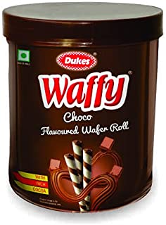 Dukes Waffy Rolls Jar - Chocolate, 250 g