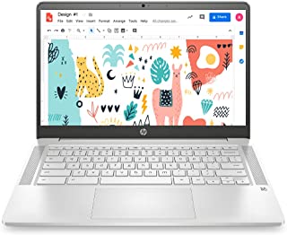 HP Chromebook 14-inch (35.56 cms) Thin & Light Touchscreen Laptop (Celeron N4020/4GB/64GB eMMC + 256GB Expandable Storage/...