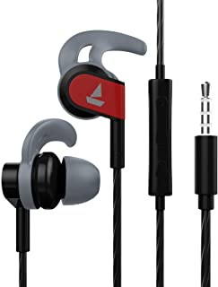 boAt Bassheads 242 in Ear Wired Earphones with Mic(Active Black)