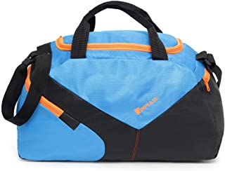 Hi Life Blue Gym Bag Sports Duffel Travel Luggage Cabin Crew Bag with Shoe Compartment-35 Liters