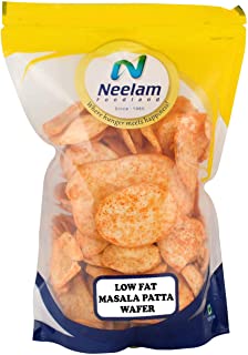 Neelam Foodland Low Fat Masala PATTA Wafer ( Potato Wafer), 400g