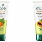 Biotique Bio Papaya Visibly Flawless Skin Face Wash, Pack of 2, 200 ml (2 x 100 ml)