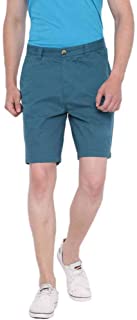 STOP by Shoppers Mens Slim Fit Solid Short (Sky Blue)