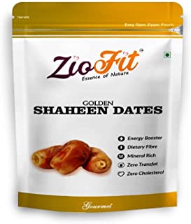Ziofit Golden Shaheen Dried Dates, 500gm (Pack of 2)