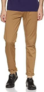 Amazon Brand - Symbol Men's Slim Fit Regular Casual Trousers