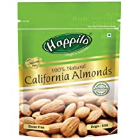 Happilo Premium 100% Natural Californian Almonds, 35g (Pack of 12)