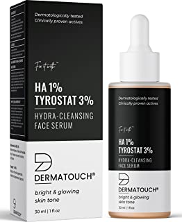 DERMATOUCH 1% Hyaluronic Acid & 3% Tyrostat Hydra Cleansing Face Serum, Helps to Retain Skin Moisture, Improve the Elastic...