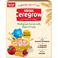 Nestle CEREGROW Growing Up Multigrain Cereal with Milk & Fruits, 300g