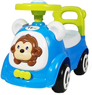 Toy House Happy Jagoo's Funky Push Car, Blue (1 to 3 Years)
