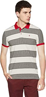 United Colors of Benetton Men's Striped Regular Fit Polo