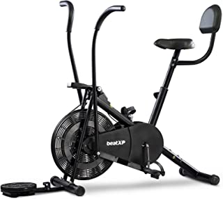 beatXP Vortex Plus 4M Air Bike Exercise Cycle for Home |Gym Cycle for Workout With Adjustable Cushioned Seat |Moving Handl...