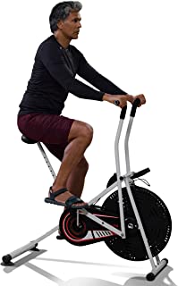 Lifelong LLFCN36 Fit Lite Airbike Exercise Machine with Stationary Handle for Cardio Training, Weight Loss and Workout at ...